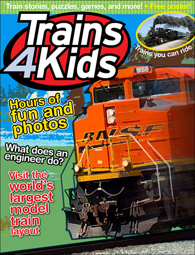 Trains' first-ever children's magazine