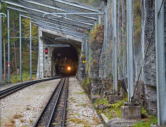 Swiss Railways tunnel