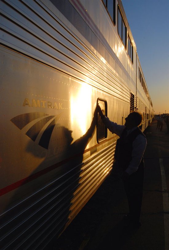 Dave Crosby Amtrak sleeping car attendant Southwest Chief
