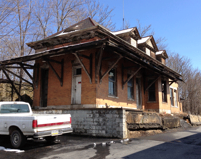 Former Pennsylvanis RR depot, Newport, Pa.